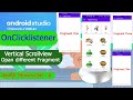 How To Use ScrollView And Constraint Layout |click listener Android Studio health fitness Part-6
