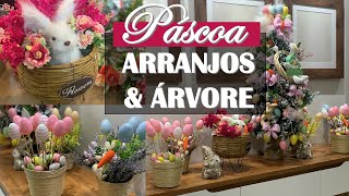 ÁRVORE E ARRANJOS DE PÁSCOA | COMPRAS, DIY, LACINHOS E DECOR