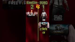 Free Fire VS PUBG#shorts      #shortvideo🥰#shortsfeed#viral #trending#Scienceand technology#video