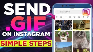 How to Send GIF on Instagram in 2024 | Send gifs on Instagram feed | Post gif on instagram comment