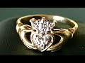 Finding Treasure on the Beach with a Metal Detector- Gold and Diamond Claddagh Ring