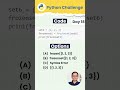 Python Frozenset() Tutorial | Python Challenge Day 18