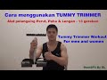 Cara Menggunakan Tummy Trimmer - Pelangsing Perut, Paha & Lengan