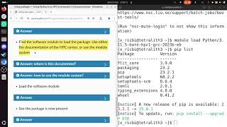 HPC Python day 2: Use packages, for Tetralith