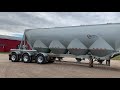 2003 tremcar 1500 cubic ft dry bulk pneumatic tanker trailer