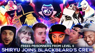 Blackbeard Frees Level 6 Prisonners ! Shiryu Joins ! Reaction Mashup