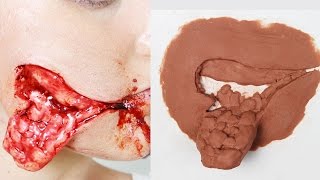 Sculpture Tutorial: Bottled-Face Makeup