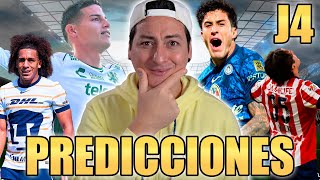 🚨 ¡MIS PREDICCIONES JORNADA 4 LIGAMX! 🚨