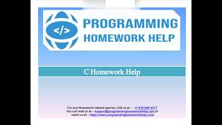 C Homework Help