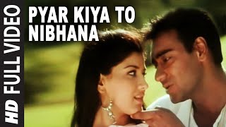 Pyar Kiya To Nibhana 4k Video Song   Major Saab   Udit Narayan Hits   Ajay Devgan, Sonali Bendre