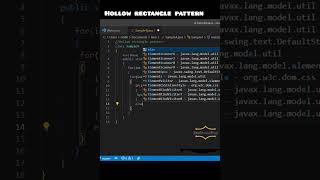 printing hollow rectangle pattern using java |Java tutorial |Basic Coding | Java programming |