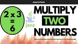 Java program to multiply two numbers (With user input)