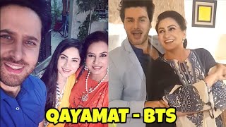 Top Pakistani Drama QAYAMAT - Latest Behind The Scenes | Ahsan Khan, Neelam Munir, Sabah Faisal
