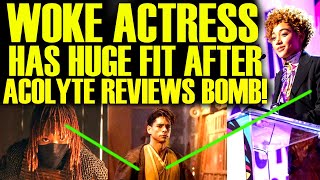 WOKE ACTRESS HAS MELTDOWN AFTER ACOLYTE REVIEWS BACKFIRE FOR DISNEY STAR WARS &