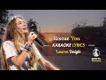 Lauren Daigle – Rescue | Karaoke with Lyrics (I Will Rescue You)