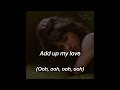 clairo add up my love lyrics