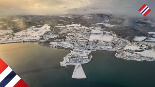 Storsteinnes winter views from the air