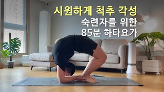 숙련자를 위한 85분 하타요가, 시원하게 척추각성