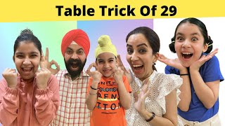 Table Trick Of 29 | RS 1313 SHORTS #Shorts