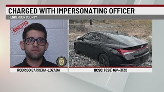 Henderson County man arrested for impersonating officer