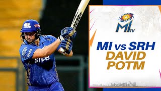 Tim David - Player of the Match | Mumbai Indians