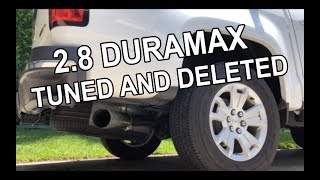 2017 Chevrolet Colorado 2.8 Duramax Tuned and Deleted Sound First Start