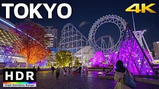 Tokyo Dome Christmas Lights // 4K HDR