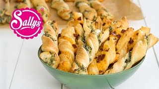 Last-Minute-Fingerfood: Blätterteigstangen mit Sucuk & vegetarische Blätterteigstangen / Sallys Welt