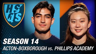 Acton-Boxborough vs. Phillips Academy | Qualifying Round | HSQS (1408)