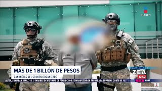 Crimen organizado obtuvo ganancias de 1 billón de pesos en dos años: UIF | Noticias con Paco Zea