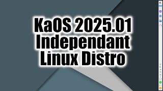 KaOS Independant Linux