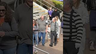 Almost blind and then found a friend 😆 Tom the mime #funny #seaworldmime #viralvideo #fun #shorts