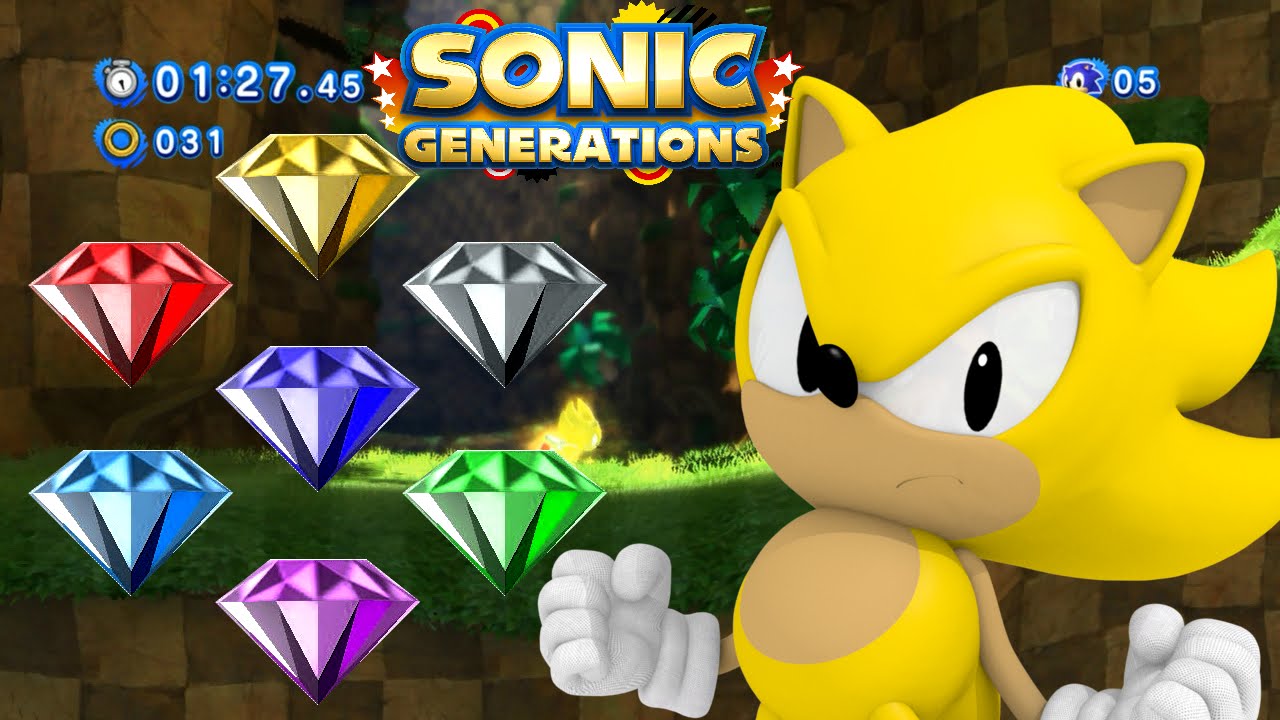 Sonic Generations Super Sonic Greestamp