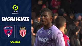 CLERMONT FOOT 63 - AS MONACO (0 - 2) - Highlights - (CF63 - ASM) / 2022/2023