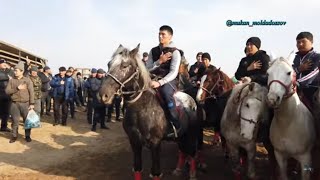 Алги Мейрамбек палуанды еске алуга арналган кокпар асы 12 12 2021 Шардара ауданы Шардара ауылы