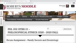 Displaying Discussion Threads