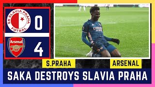 Saka MasterCLASS | Pappos Reacts To Slavia Praha 0-4 Arsenal #Arsenal News Now