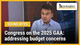 Congress on the 2025 GAA: addressing budget concerns