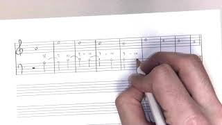 Music Theory 2 - How to Write Fourth Species Counterpoint Below the Cantus Firmus