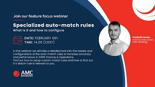 AMC feature focus webinar - Specialized auto match rules