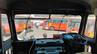 MSRTC Hirkani Full Bus Journey From Pune Swargate To Thane (Station) In Swargate Wada Hirkani Bus