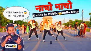 Nacho Nacho Song - Dance In Public | Public Reaction😱 | Ntr, Ram Charan | Sponsor BetVisa | Razmiya