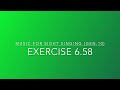 exercise 6.58 music for sight singing