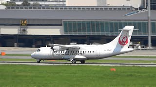 JAC ATR42-600 伊丹空港を離陸のシーンです。日本エアコミューター