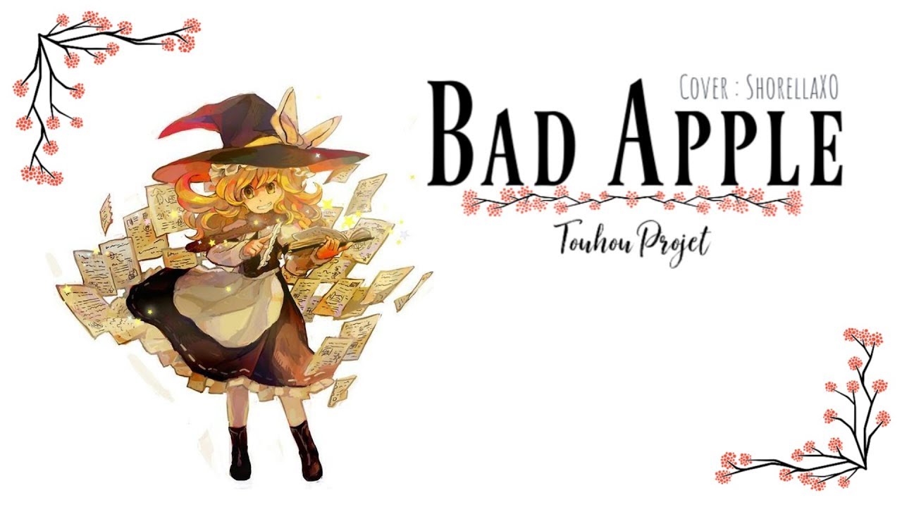 Bad Apple Touhou. Bad Apple Notes. Bad Apple Lyrics. Bad Apple colored.