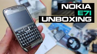 Nokia E71 (RM-346) Unboxing 4K - Review - Full Pack with all accessories