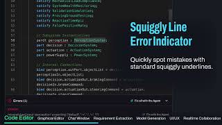 SysML v2 Code Editor in SysModeler | Modern MBSE Workspace