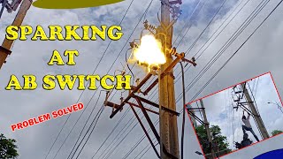 Sparking at AB Switch | Distribution Transformer