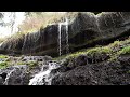 太郎・次郎滝　～岩壁に凍てつく夏狩の湧水～