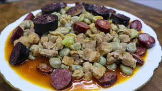 Receita de favas guisadas